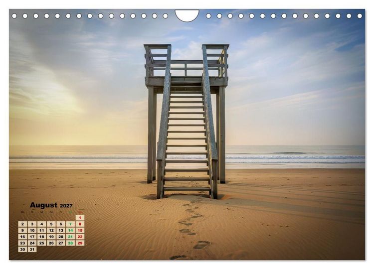 Produktbild: Minimal-Art - am Strand (Wandkalender 2027 DIN A4 quer), CALVENDO Monatskalender