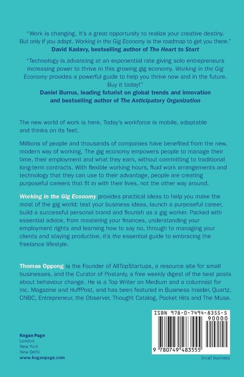 Produktbild: Working in the Gig Economy