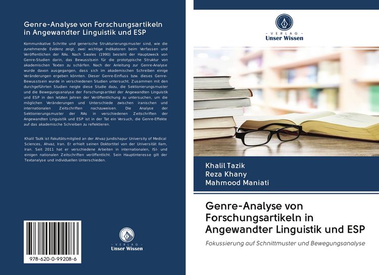 Produktbild: Genre-Analyse von Forschungsartikeln in Angewandter Linguistik und ESP