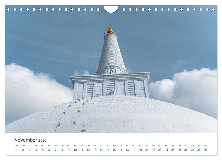Produktbild: Traumziel Sri Lanka (Wandkalender 2026 DIN A4 quer), CALVENDO Monatskalender