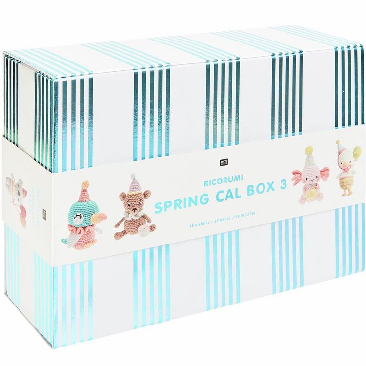 Produktbild: Ricorumi Spring CAL Kit III - Birthday Party, 27x Ricorumi, 3x Twinkly Twinkly, 2x Nilli Nilli, 2x Neon, 1x Lam&eacute;