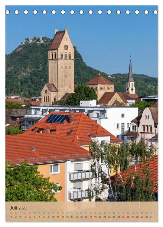 Produktbild: Singen am Hohentwiel (Tischkalender 2026 DIN A5 hoch), CALVENDO Monatskalender