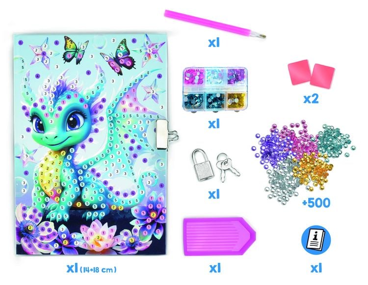 Produktbild: Maped Kreativ-Set diamond painting Tagebuch