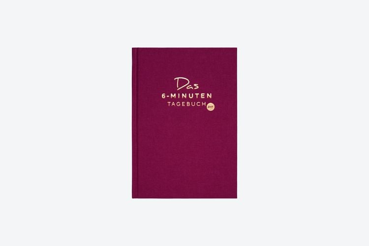 Produktbild: Das 6-Minuten-Tagebuch pur (rubin)