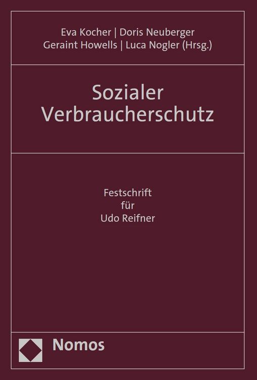 Produktbild: Sozialer Verbraucherschutz