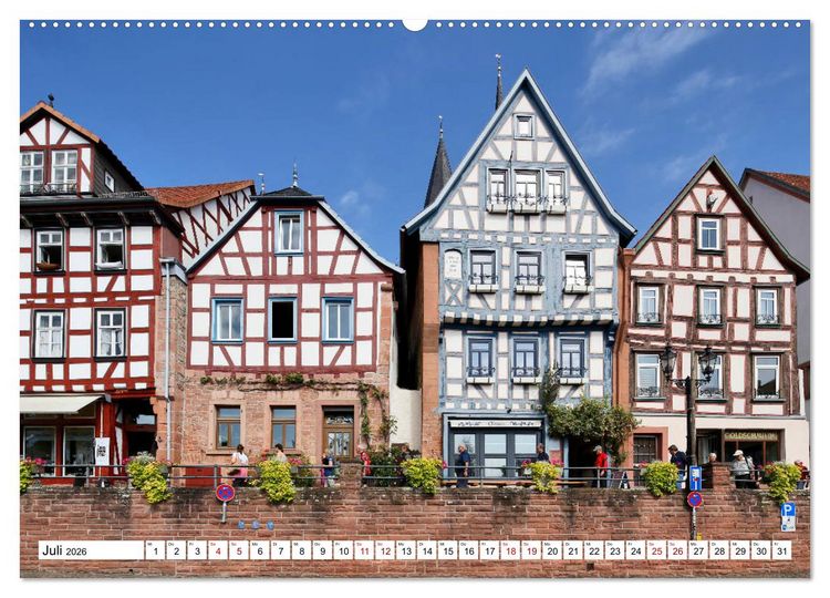 Produktbild: Barbarossastadt Gelnhausen vom Frankfurter Taxifahrer Petrus Bodenstaff (hochwertiger Premium Wandkalender 2026 DIN A2 quer), Kunstdruck in Hochglanz