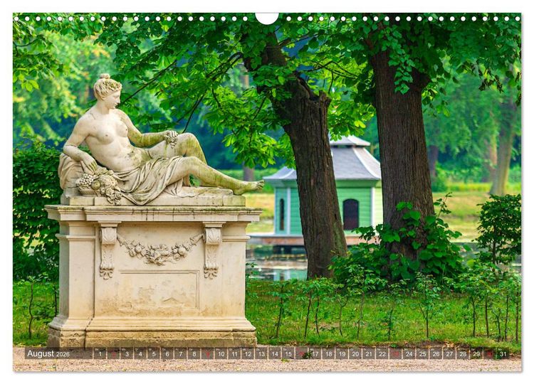 Produktbild: Barockgarten Zabeltitz (Wandkalender 2026 DIN A3 quer), CALVENDO Monatskalender