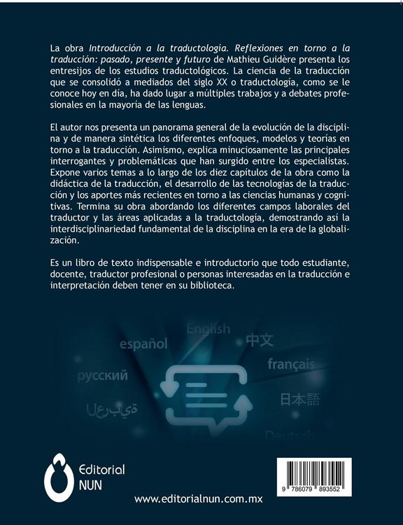 Produktbild: Introducci&oacute;n a la traductolog&iacute;a. Reflexiones en torno a la traducci&oacute;n