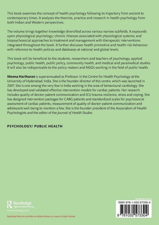Produktbild: The Textbook of Health Psychology