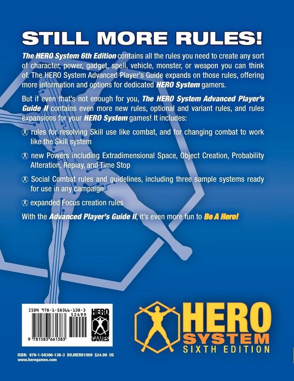 Produktbild: Hero System Advanced Player's Guide 2
