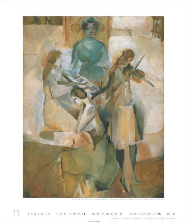Produktbild: Allegro - Musik in der Kunst Kalender 2027 - Musik in der Kunst