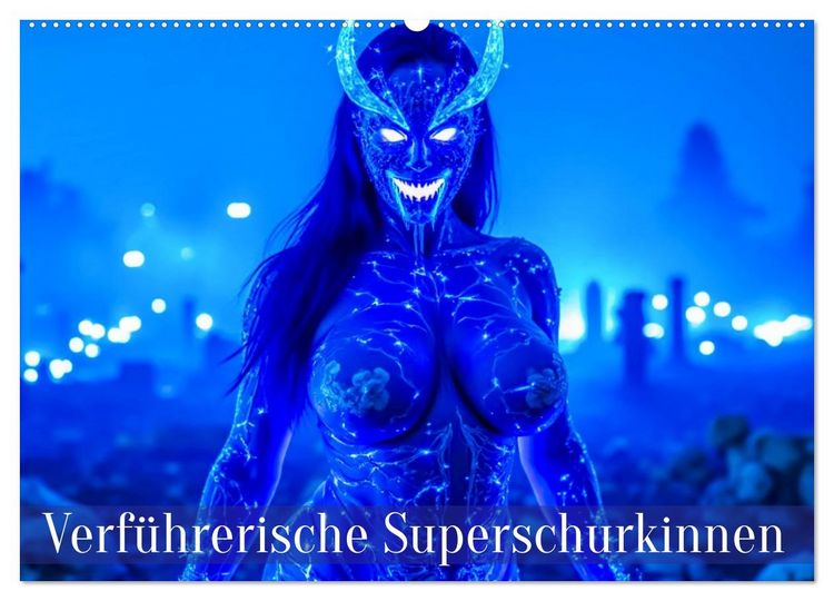 Produktbild: Verf&uuml;hrerische Superschurkinnen (Wandkalender 2027 DIN A2 quer), CALVENDO Monatskalender