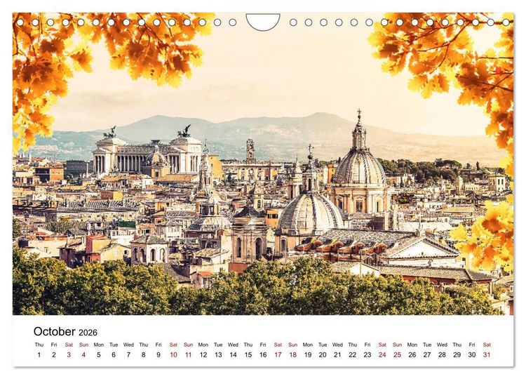 Produktbild: Wonders of Rome (Wall Calendar 2026 DIN A4 landscape), CALVENDO 12 Month Wall Calendar