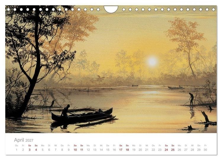 Produktbild: Paradise, Ausblicke und Tr&auml;umereien (Wandkalender 2027 DIN A4 quer), CALVENDO Monatskalender