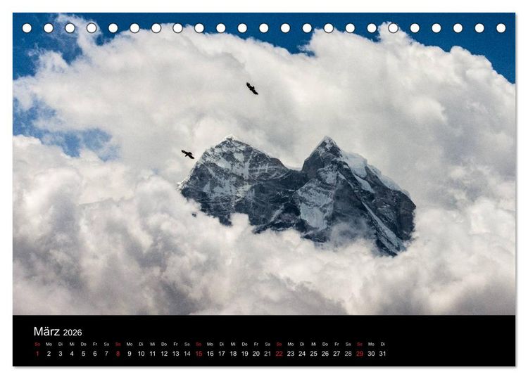 Produktbild: Everest-Nationalpark (Tischkalender 2026 DIN A5 quer), CALVENDO Monatskalender