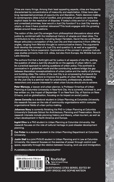 Produktbild: Searching for the Just City