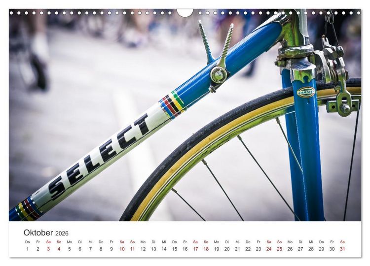 Produktbild: Stahlrenner - Rennrad-Klassiker aus Europa (Wandkalender 2026 DIN A3 quer), CALVENDO Monatskalender