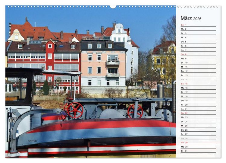 Produktbild: Die Farben von REGENSBURG (hochwertiger Premium Wandkalender 2026 DIN A2 quer), Kunstdruck in Hochglanz
