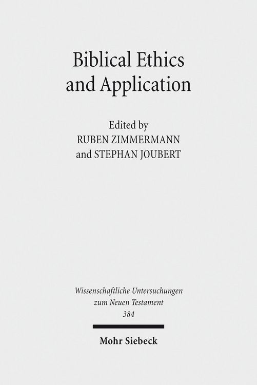 Produktbild: Biblical Ethics and Application