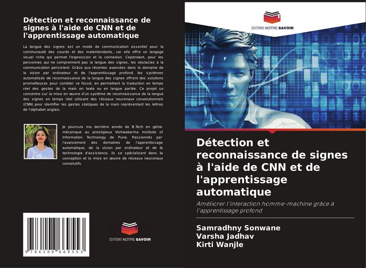 Produktbild: D&eacute;tection et reconnaissance de signes &agrave; l'aide de CNN et de l'apprentissage automatique