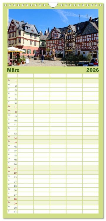 Produktbild: Familienplaner 2026 - Ein Blick auf Limburg an der Lahn mit 5 Spalten (Wandkalender, 21 x 45 cm) CALVENDO