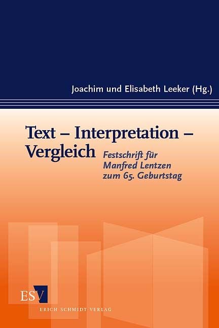 Produktbild: Text - Interpretation - Vergleich