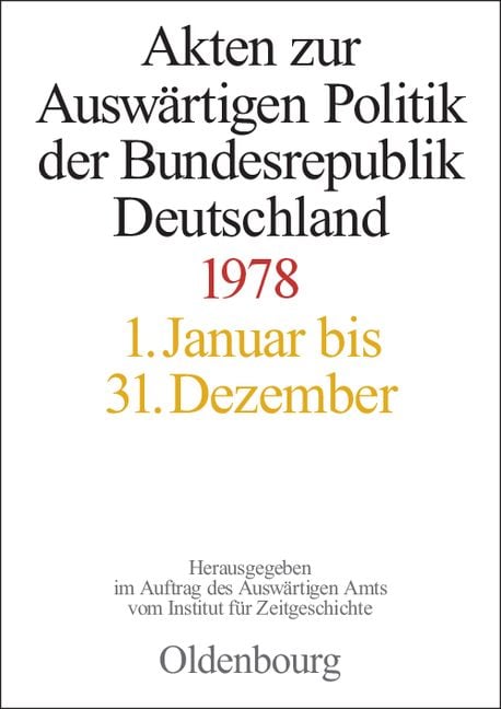 Produktbild: Akten zur Ausw&auml;rtigen Politik der Bundesrepublik Deutschland 1978