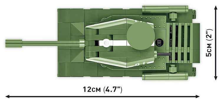 Produktbild: COBI Historical Collection 3098 - IS-2-Panzer, WWII, Ma&szlig;stab 1:72, Bausatz, 130 Klemmbausteine