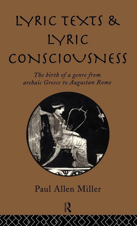 Produktbild: Lyric Texts and Lyric Consciousness