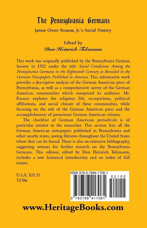 Produktbild: The Pennsylvania Germans