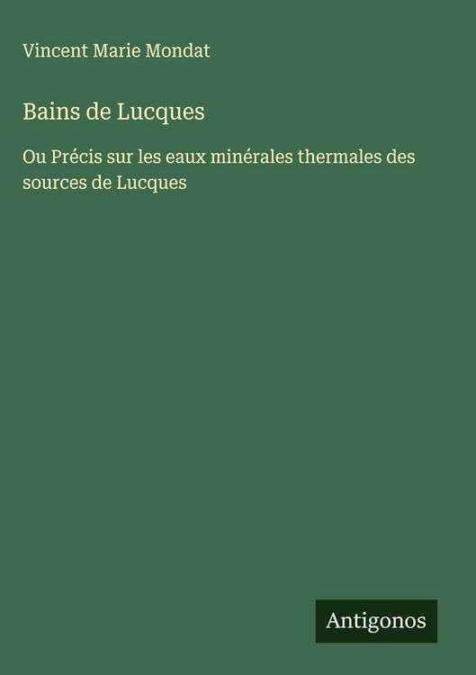 Produktbild: Bains de Lucques