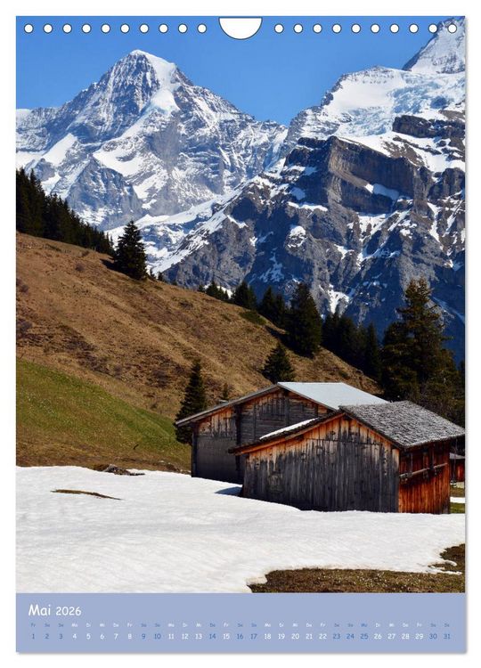 Produktbild: Bergmomente (Wandkalender 2026 DIN A4 hoch), CALVENDO Monatskalender