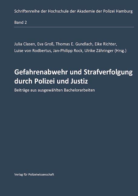 Produktbild: Gefahrenabwehr und Strafverfolgung durch Polizei und Justiz