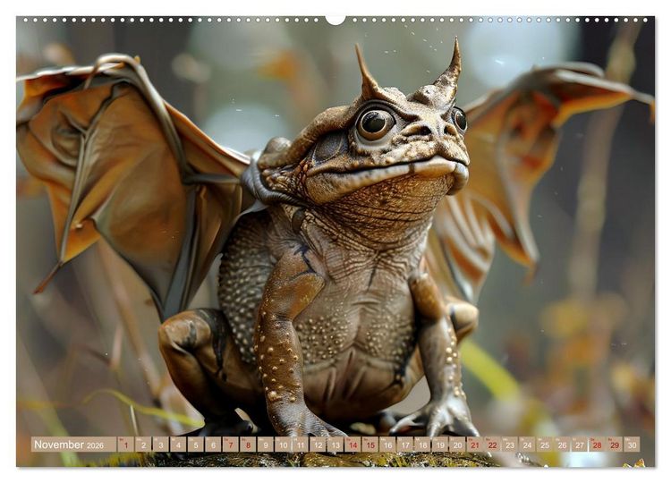 Produktbild: Legend&auml;re Chim&auml;ren - Von unheimlich bis monstr&ouml;s (Wandkalender 2026 DIN A2 quer), CALVENDO Monatskalender