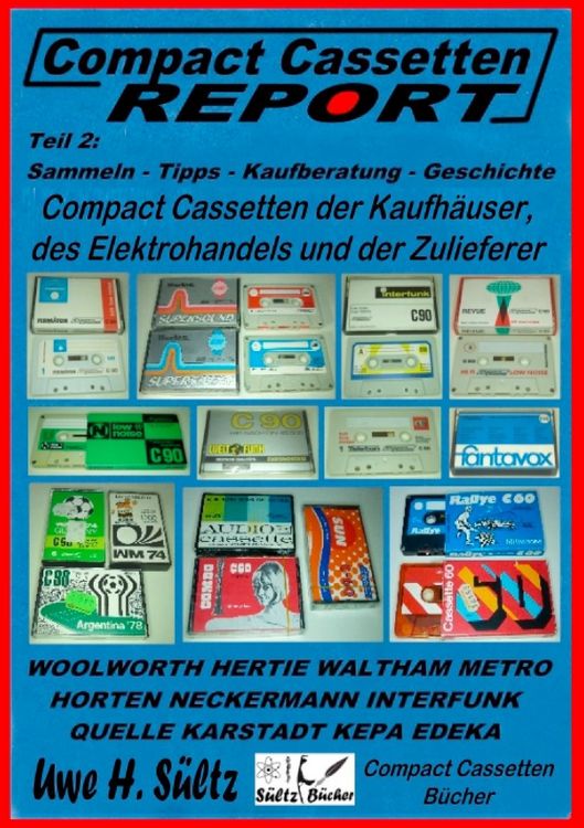 Produktbild: Compact Cassetten Report - Teil 2: Sammeln - Tipps - Kaufberatung - Kaufh&auml;user - Elektrohandel - Zulieferer