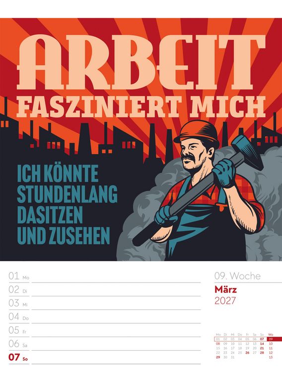 Produktbild: Klartext Spr&uuml;chekalender Wochenplaner 2027