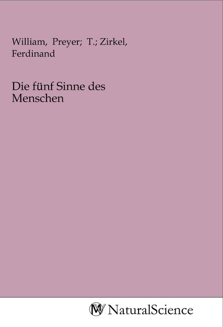 Produktbild: Die f&uuml;nf Sinne des Menschen