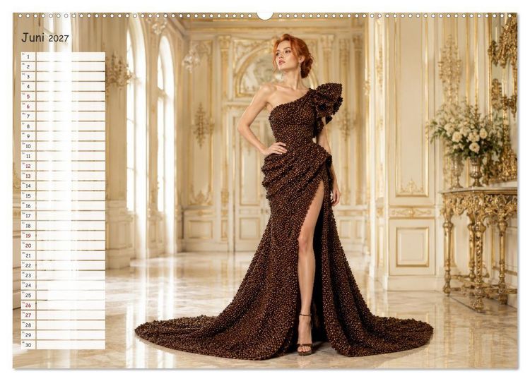 Produktbild: Caf&eacute; Couture (Wandkalender 2027 DIN A2 quer), CALVENDO Monatskalender