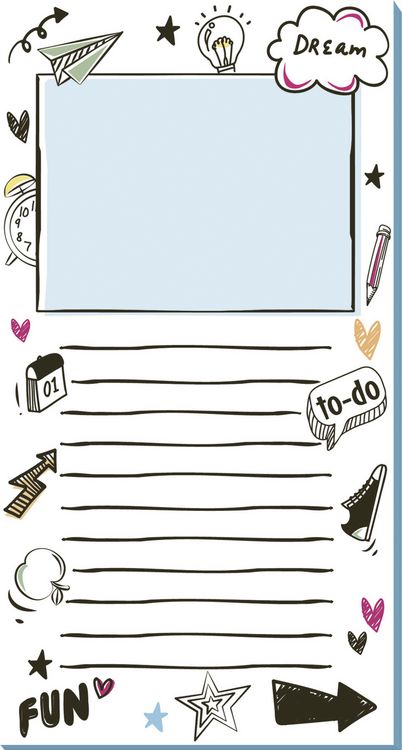 Produktbild: To-do-Block midi Visual words