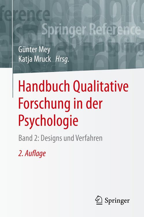 Produktbild: Handbuch Qualitative Forschung in der Psychologie