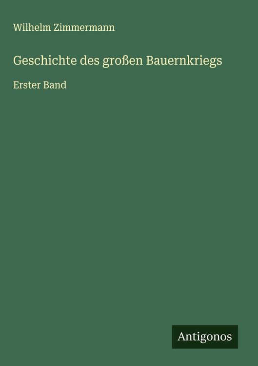 Produktbild: Geschichte des gro&szlig;en Bauernkriegs