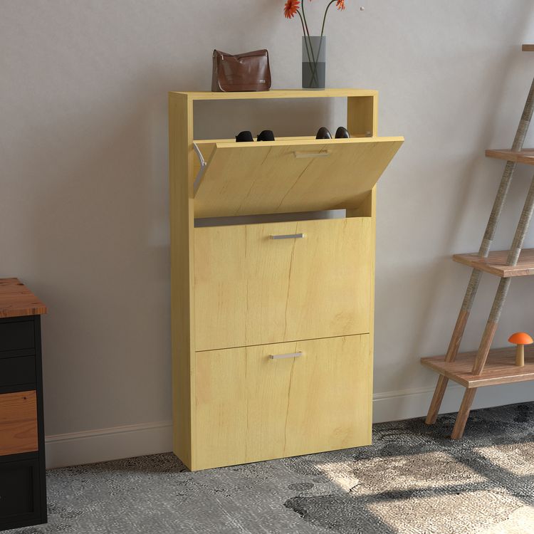Produktbild: Holz Regal Schuhschrank Schuhkipper Sulos M