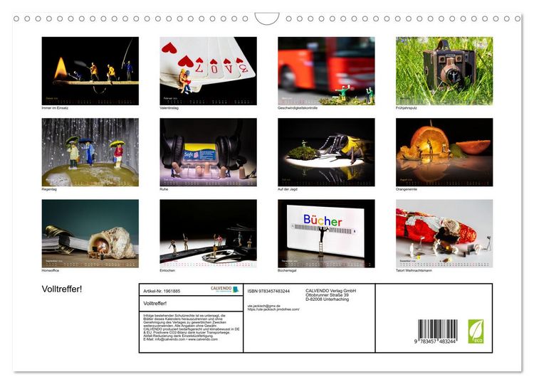 Produktbild: Volltreffer! (Wandkalender 2026 DIN A3 quer), CALVENDO Monatskalender