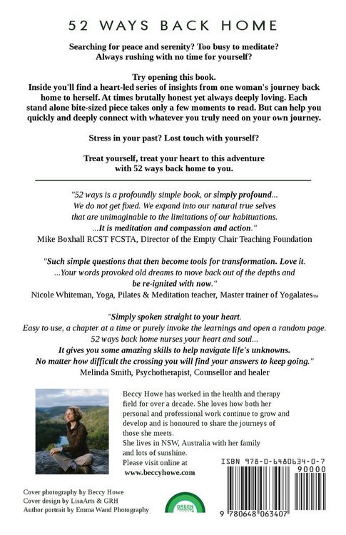 Produktbild: 52 ways back home