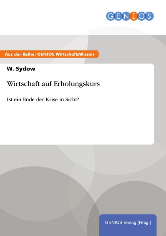 Produktbild: Wirtschaft auf Erholungskurs
