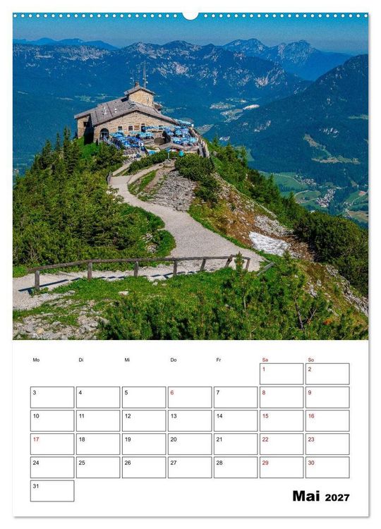 Produktbild: Berchtesgadener Land - Faszination zwischen Watzmann und K&ouml;nigssee (hochwertiger Premium Wandkalender 2027 DIN A2 hoch), Kunstdruck in Hochglanz