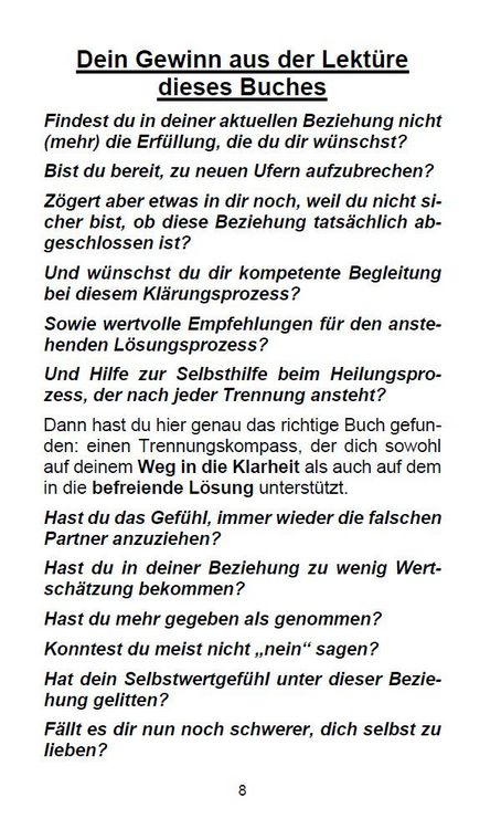 Produktbild: Beziehung beenden mit dem Trennungskompass