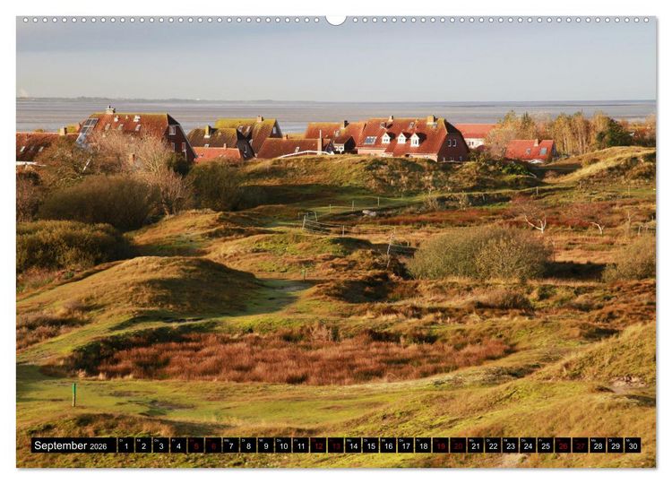Produktbild: Insel Baltrum, Perle im Ostfriesischen Wattenmeer (hochwertiger Premium Wandkalender 2026 DIN A2 quer), Kunstdruck in Hochglanz