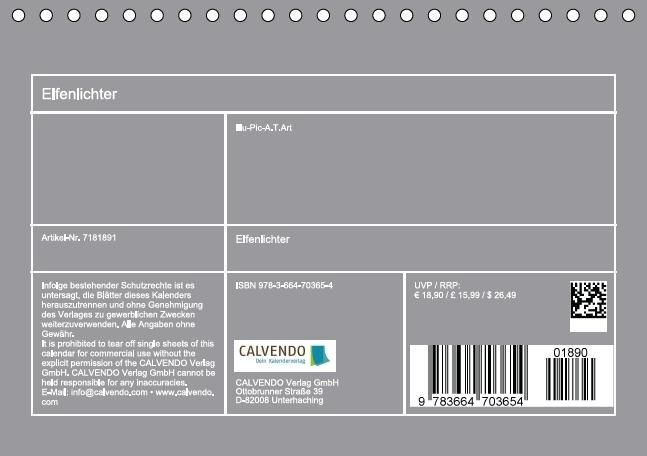 Produktbild: Elfenlichter (Tischkalender immerw&auml;hrend DIN A5 quer)
