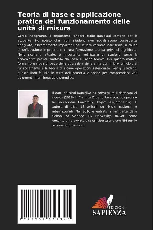 Produktbild: Teoria di base e applicazione pratica del funzionamento delle unit&agrave; di misura